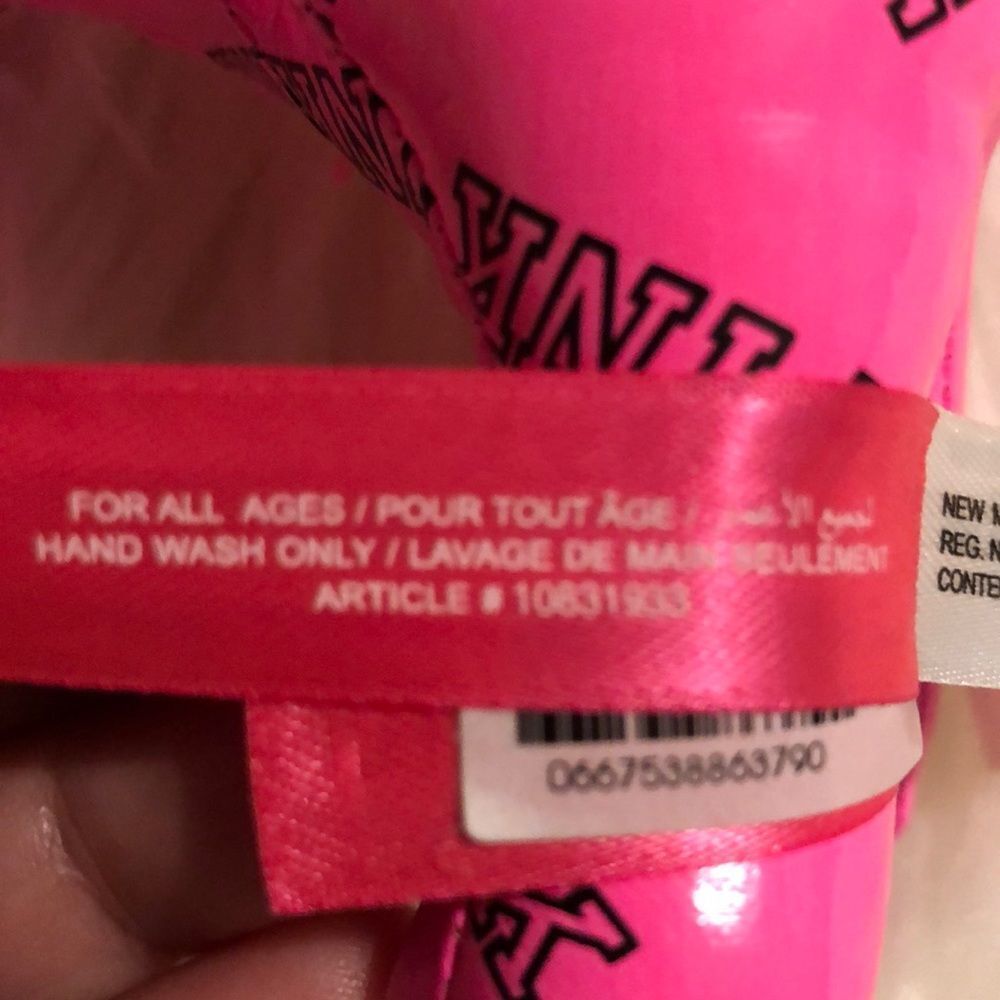 PINK Victoria's Secret Bright Pink Dog Logo 2015 - Picture 11 of 13